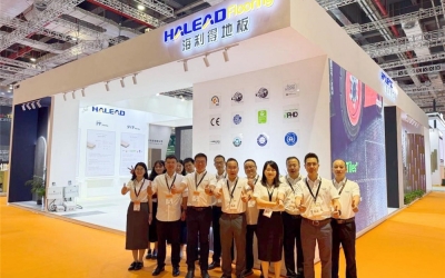 聚勢上海，智見未來——海利得參展DOMOTEX Asia 2025，以環?？萍假x能地面材料創新實踐
